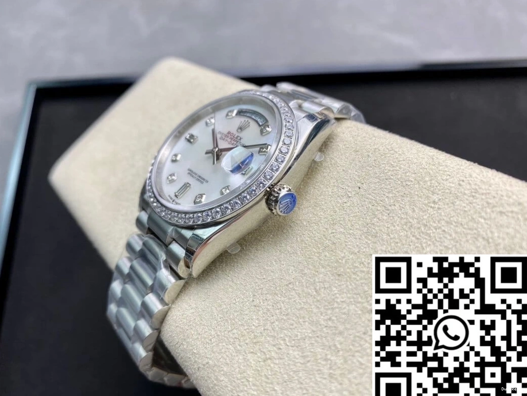 Bezel Day Diamond-set EW Date 128396TBR-0005 Rolex Factory 0419